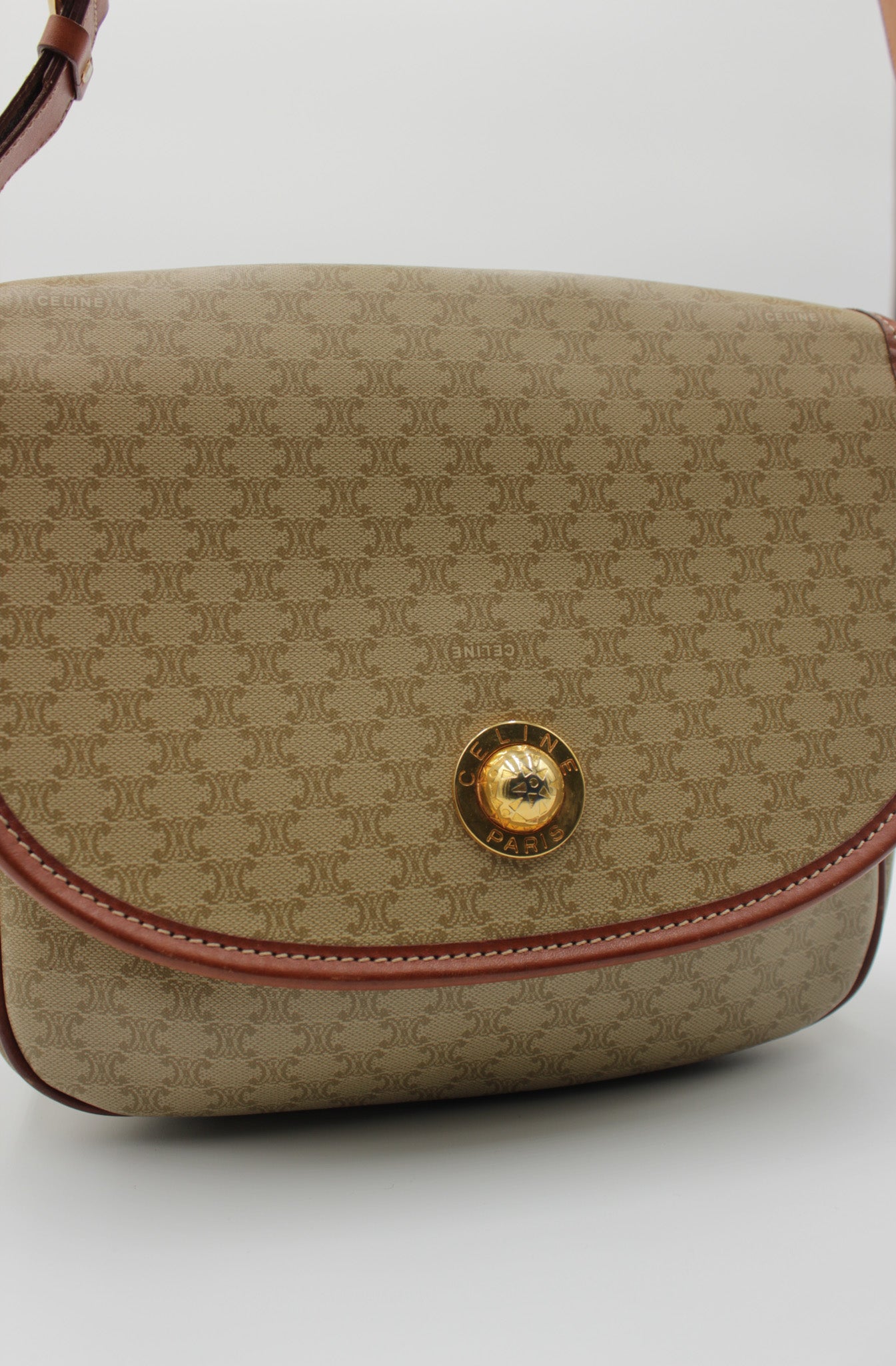 Macadam Canvas Shoulder Bag