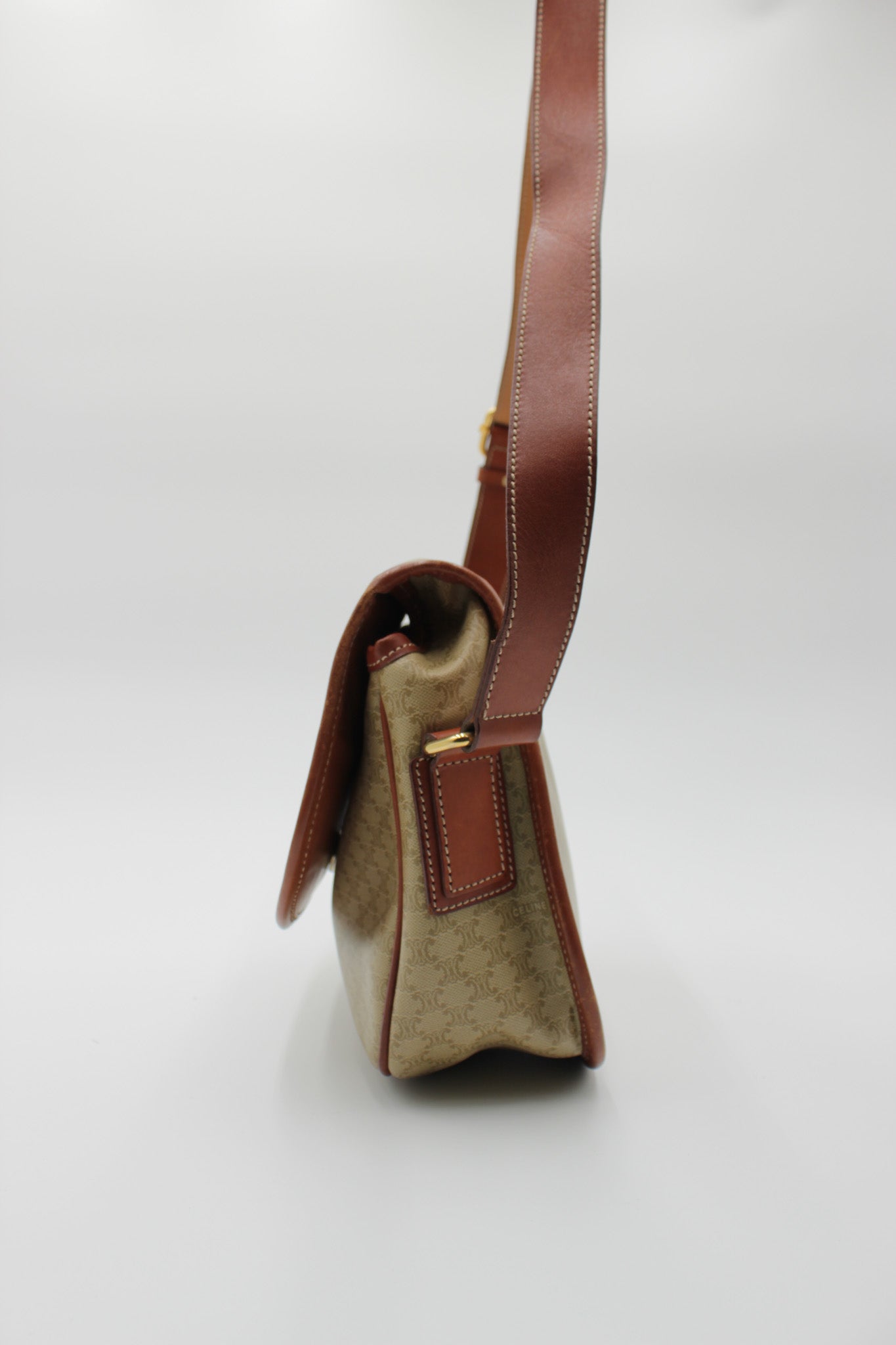 Macadam Canvas Shoulder Bag