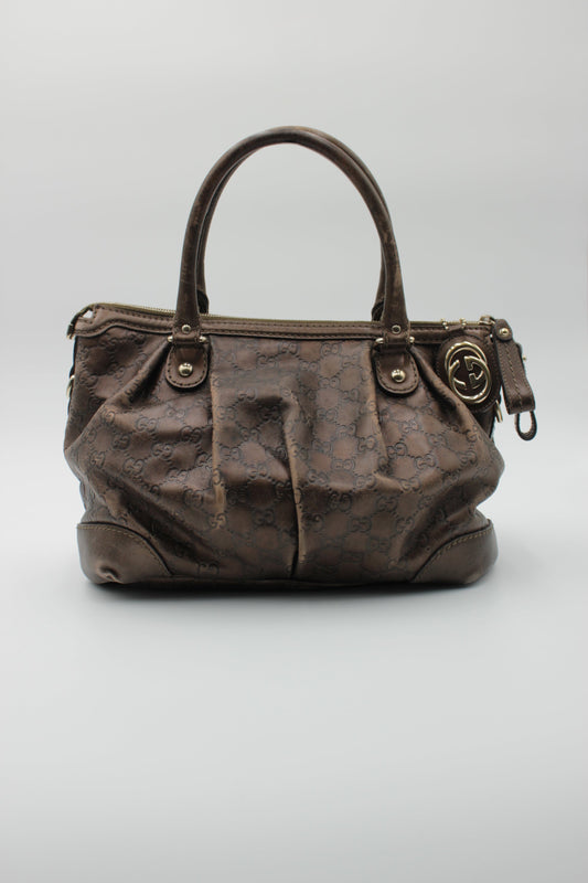 Guccissima GG Leather Hand Bag