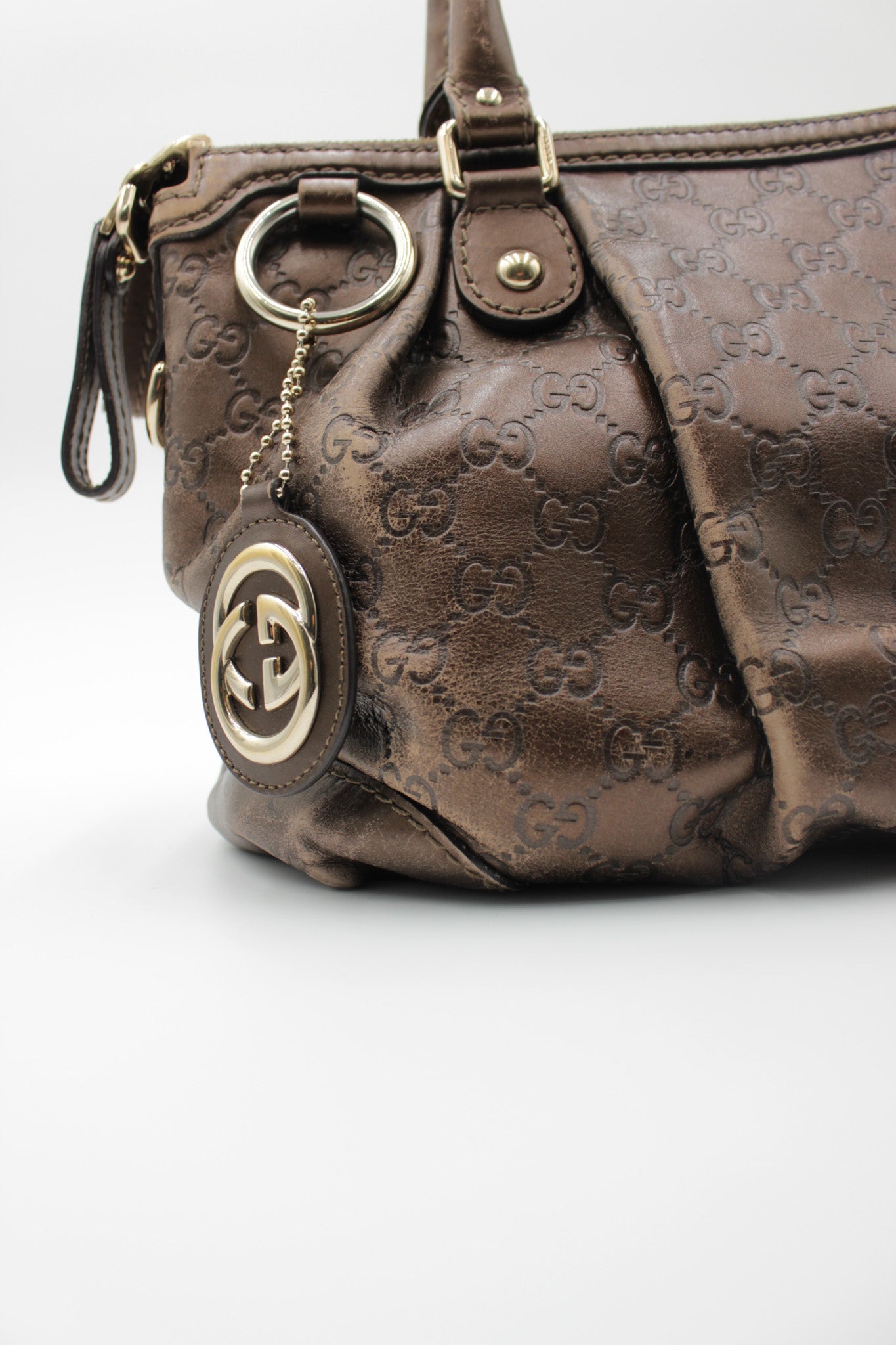 Guccissima GG Leather Hand Bag
