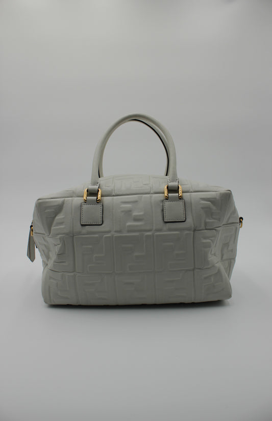 Zucca 2way Canvas Leather Hand Bag